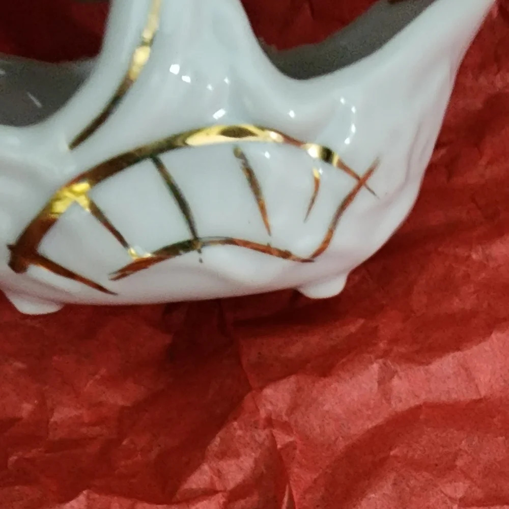 🧺 🌹 Mini basket ceramic decor item - Picture 7 of 7